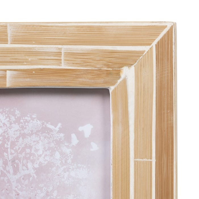 Porta-retrato 10X15 Bambu Bege / "Mdf" 17 X 1 X 22 Cm