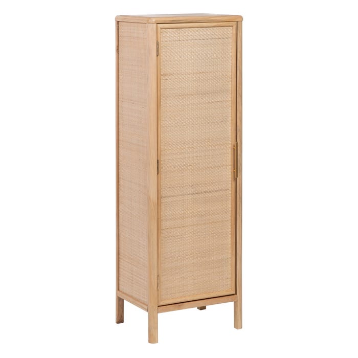 Armario Natural Madera Dm Decoración 43 X 35 X 132,50 Cm