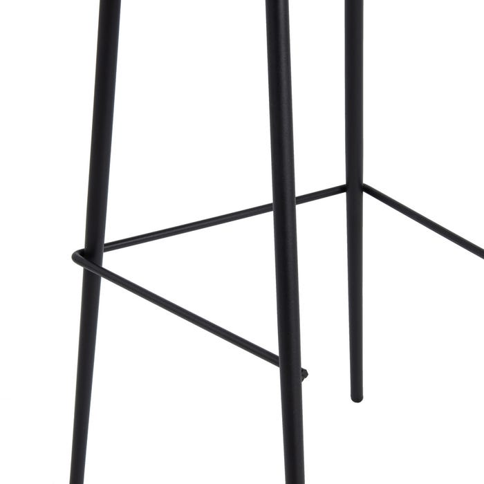 Taburete Marrón Pu/Metal Salón 44 X 49,50 X 98,50 Cm