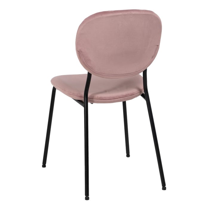 Silla Rosa Dm-Metal 45,50 X 53,50 X 82,50 Cm