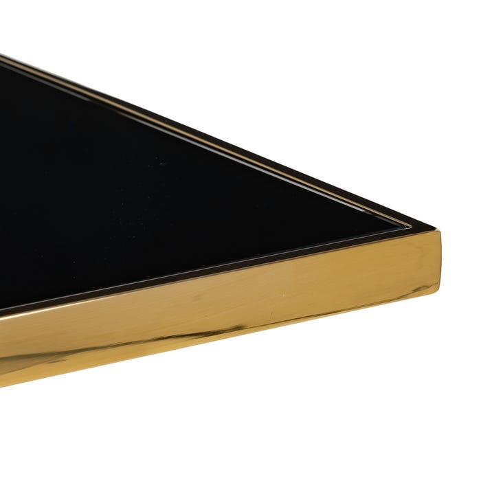 Mesa Auxiliar Negro-Oro 60 X 60 X 60 Cm