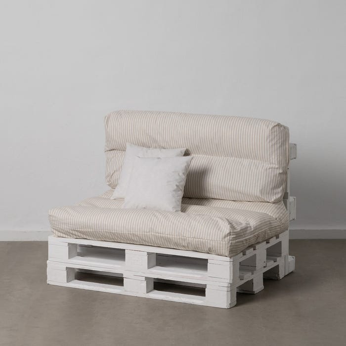 Conjunto de almofadas de 4 peças para palete 120 x 80 cm