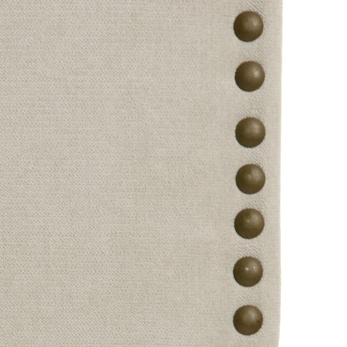 Cabecero Beige Grisáceo Tejido-Madera 160 X 4 X 80 Cm