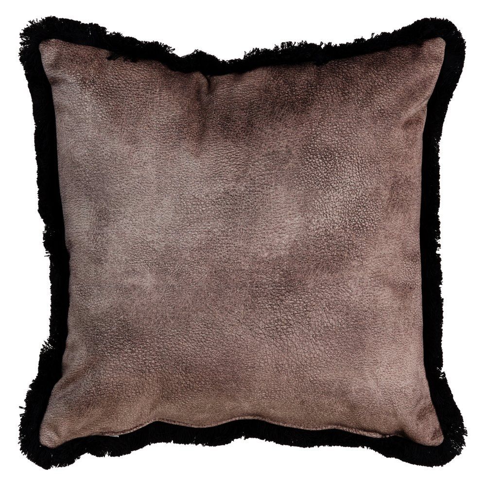 Almofada de veludo com decoração de cobra 45 x 45 cm