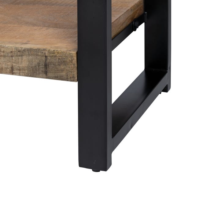 Mueble Auxiliar Natural-Negro 100 X 40 X 60 Cm