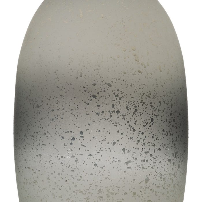 Garrafa Decorativa Cinza-Prata 15 X 15 X 46 Cm