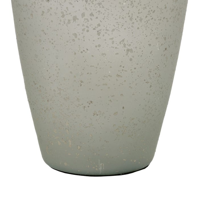 Garrafa Decorativa Cinza-Prata 15 X 15 X 46 Cm