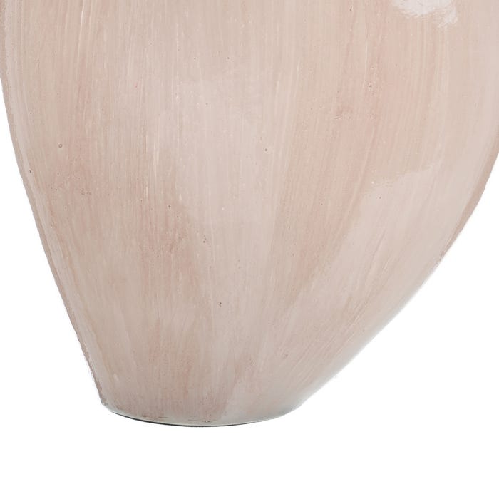 Garrafa Decorativa de Cristal Creme-Dourado 23 X 10 X 51 Cm