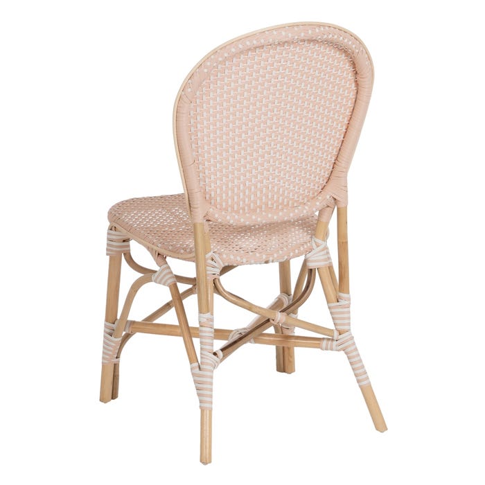 Silla Natural-Beige Ratán Salón 47 X 54 X 93 Cm