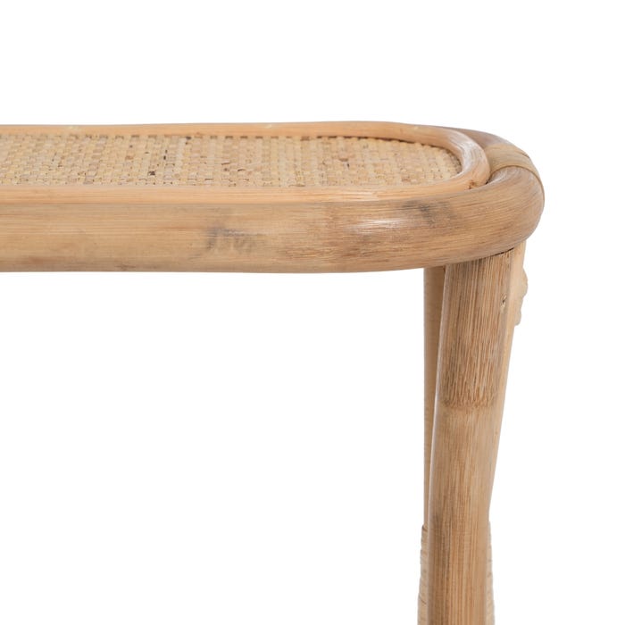 Mesa Revistero Natural Ratán Salón 70 X 30 X 50 Cm
