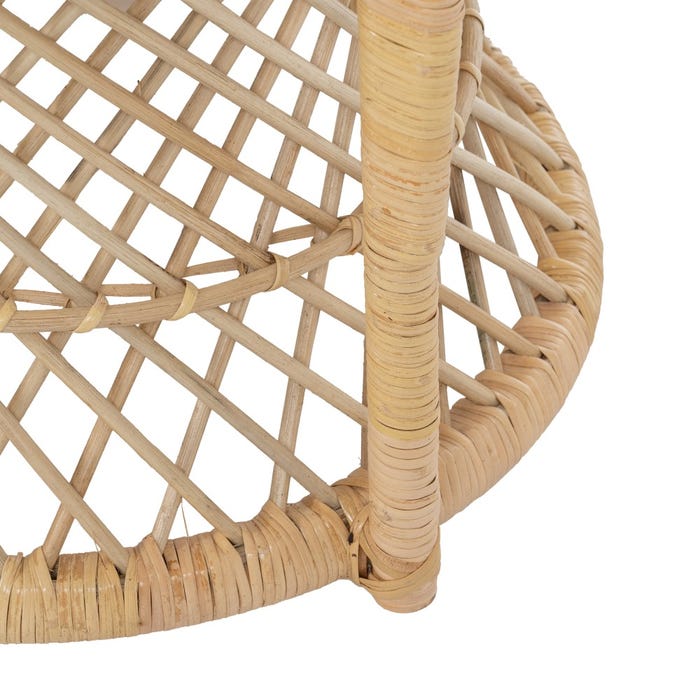 Natural Rattan Living Room Armchair 84 X 68 X 84 Cm