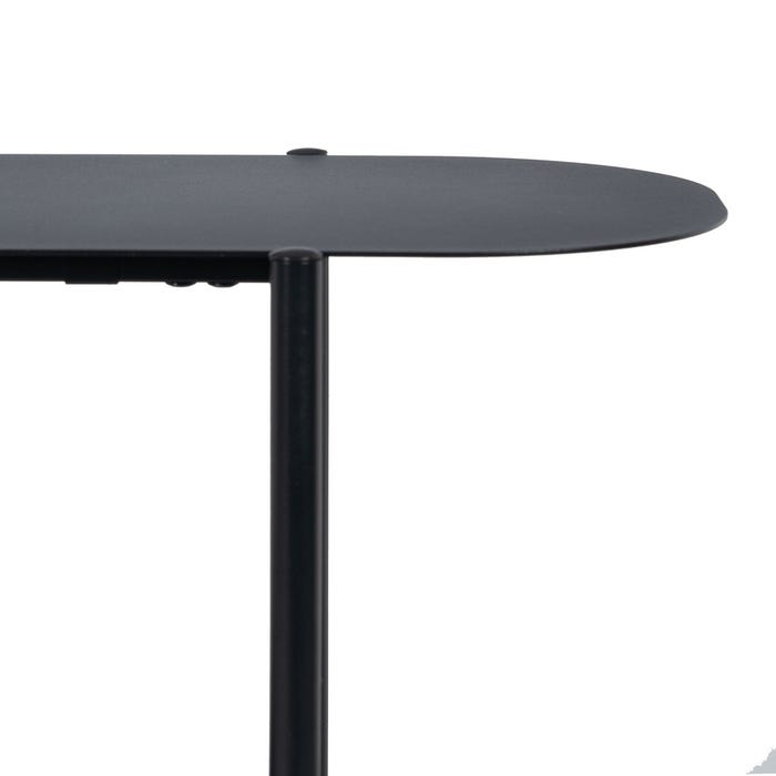 Estantería Negro Acero 90 X 28 X 70,30 Cm