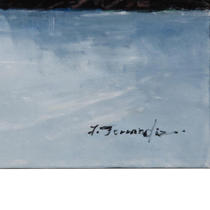 Cuadro Pintura Lienzo 120 X 3,50 X 90 Cm