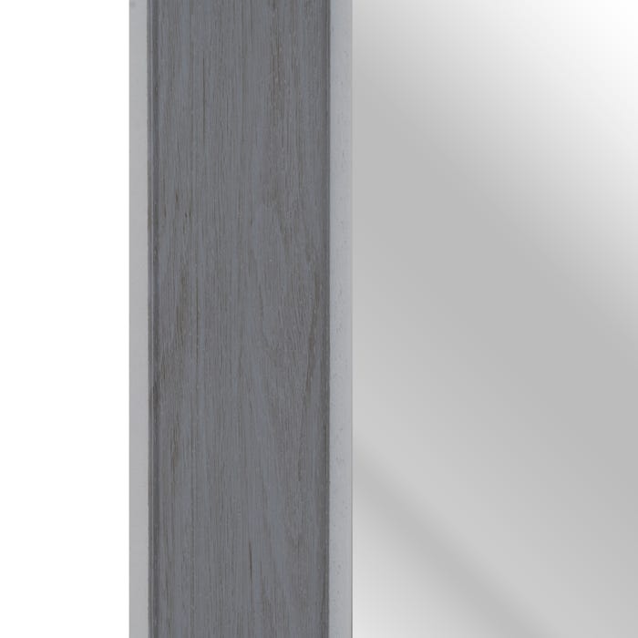 Espejo Gris-Blanco Madera Decoración 66 X 2 X 86 Cm