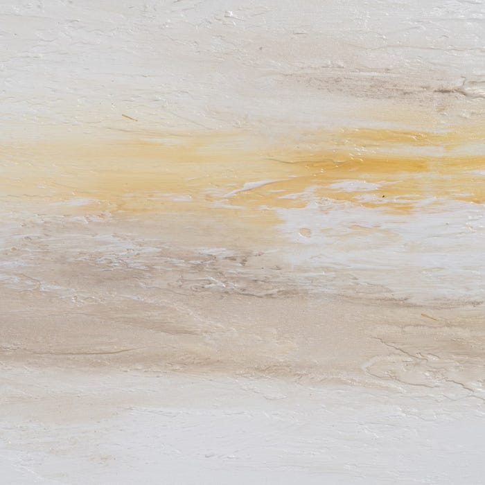 Cuadro Pintura Abstracto Ocre Lienzo 150 X 3,50 X 80 Cm