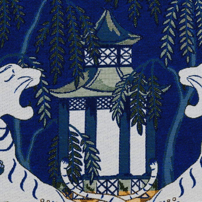 Almofada Tigres Azuis Algodão/Poliéster 45 X 45 Cm