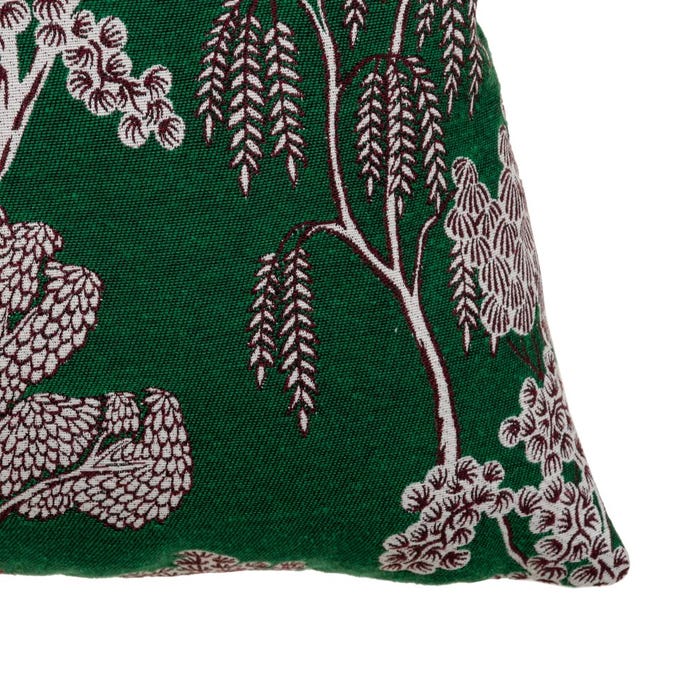 Cojín Paisaje Verde Algodón / Poliéster 45 X 45 Cm