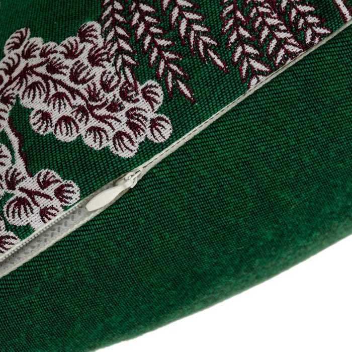 Cojín Paisaje Verde Algodón / Poliéster 45 X 45 Cm