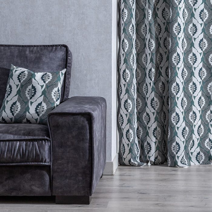 Cojín Estampado Jade Algodón / Poliéster 45 X 45 Cm