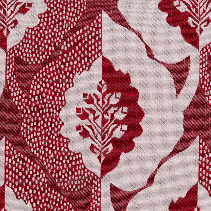 Cojín Estampado Rojo Algodón / Poliéster 45 X 45 Cm