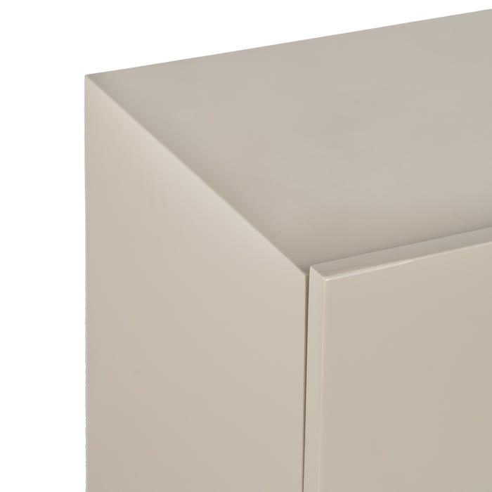 Móveis de corredor de metal Necto Taupe DM 90 x 32 x 85,50 cm