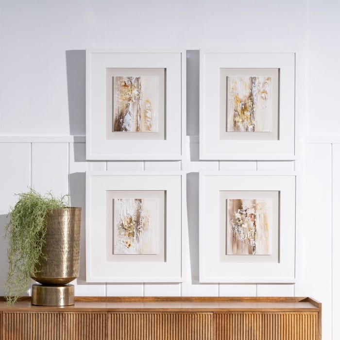 Pintura abstrata pintada à mão. 4 modelos.