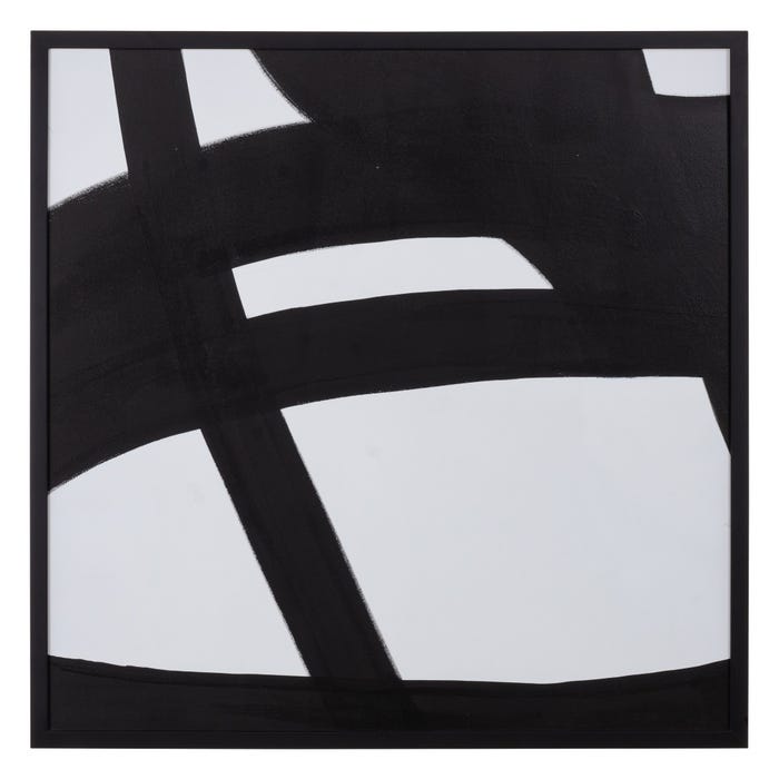 Pintura abstrata pintada à mão sobre tela em moldura de maca. 4 designs.