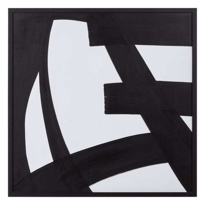 Pintura abstrata pintada à mão sobre tela em moldura de maca. 4 designs.