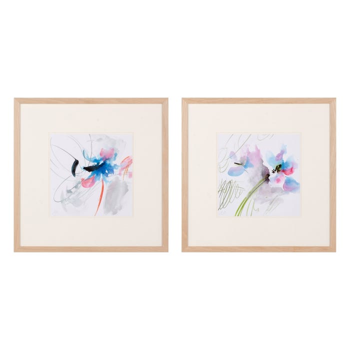 Cuadro Pintura Abstracto 2/M Madera 50 X 50 Cm