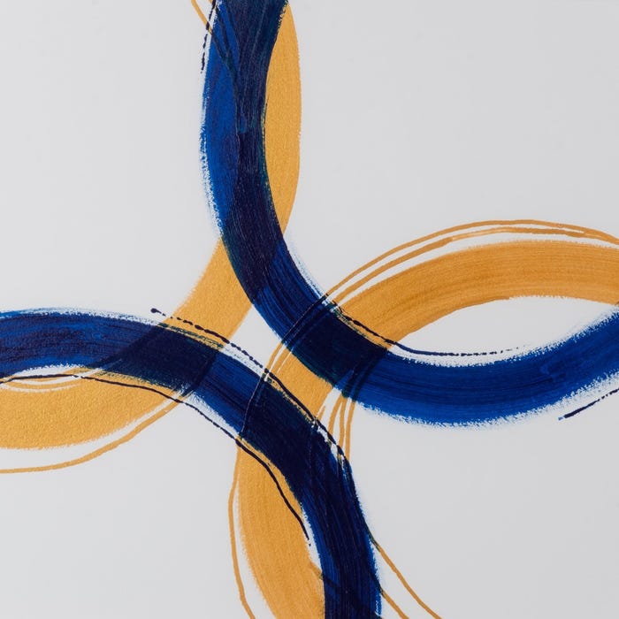 Pintura feita à mão em papel pardo