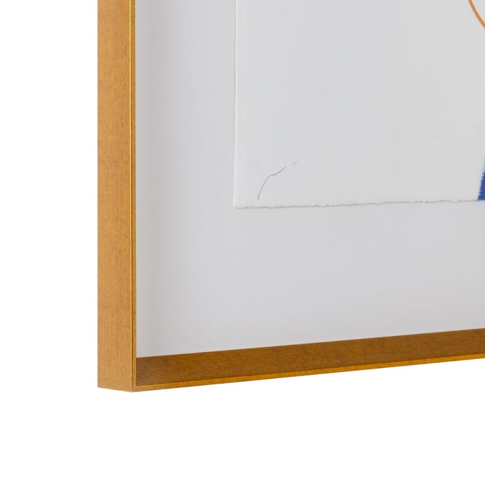 Pintura feita à mão em papel pardo