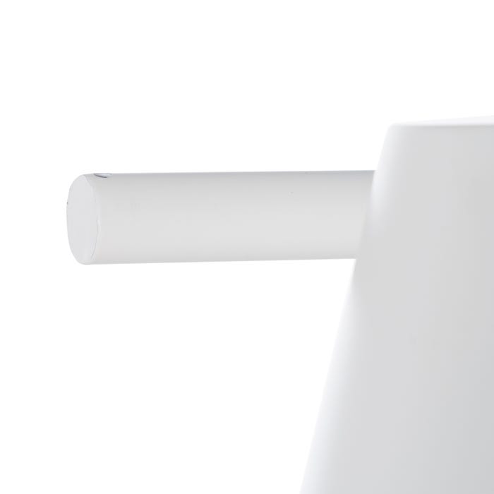 Luminária de teto de metal branco 62,50 x 38 x 27,50 cm