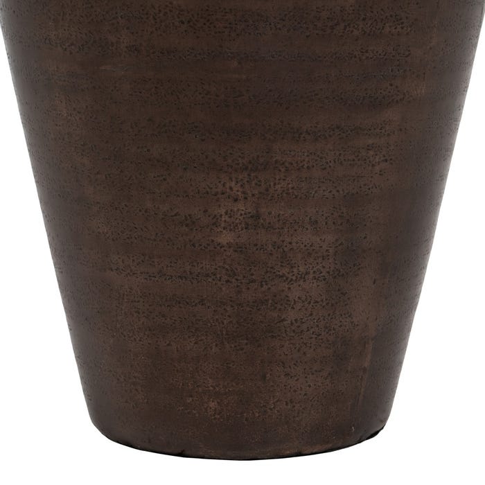 Aged Copper Aluminum Vase 37 X 37 X 99 Cm
