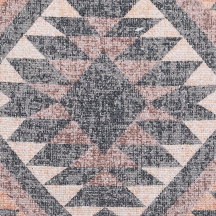 Cojín Gris-Rosa Algodón Decoración 45 X 45 Cm