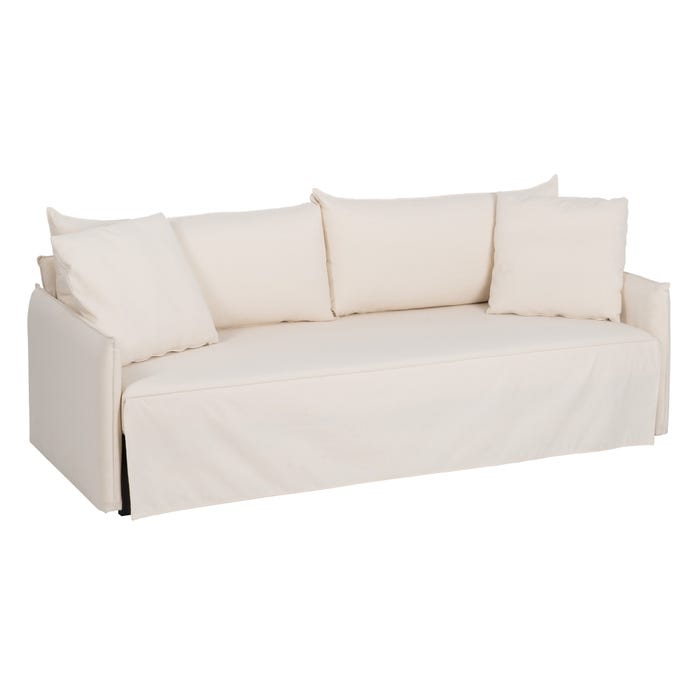 Sofá-Cama Nido Crema Tejido Salón 200 X 94 X 86 Cm