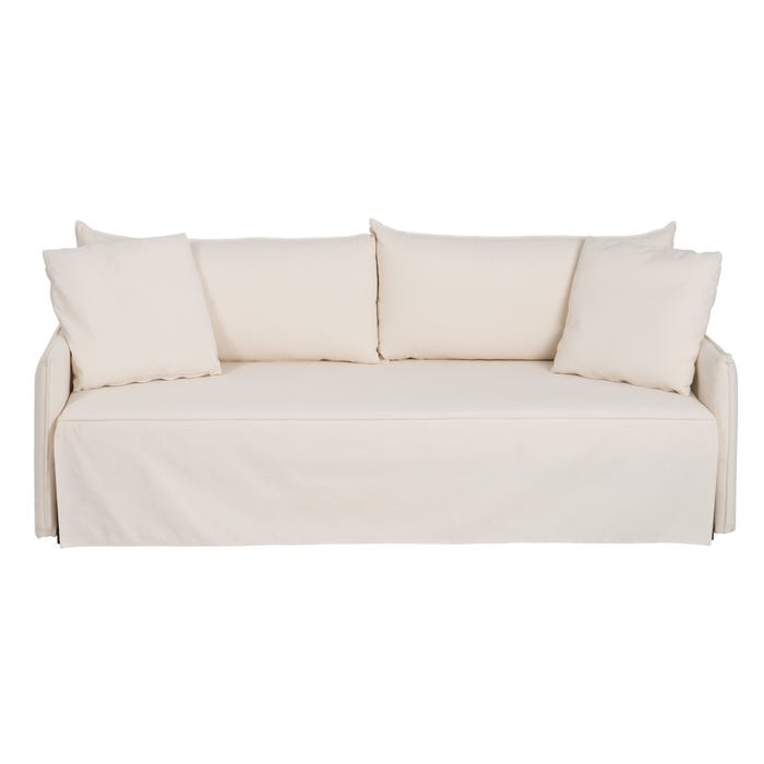 Sofá-Cama Nido Crema Tejido Salón 200 X 94 X 86 Cm