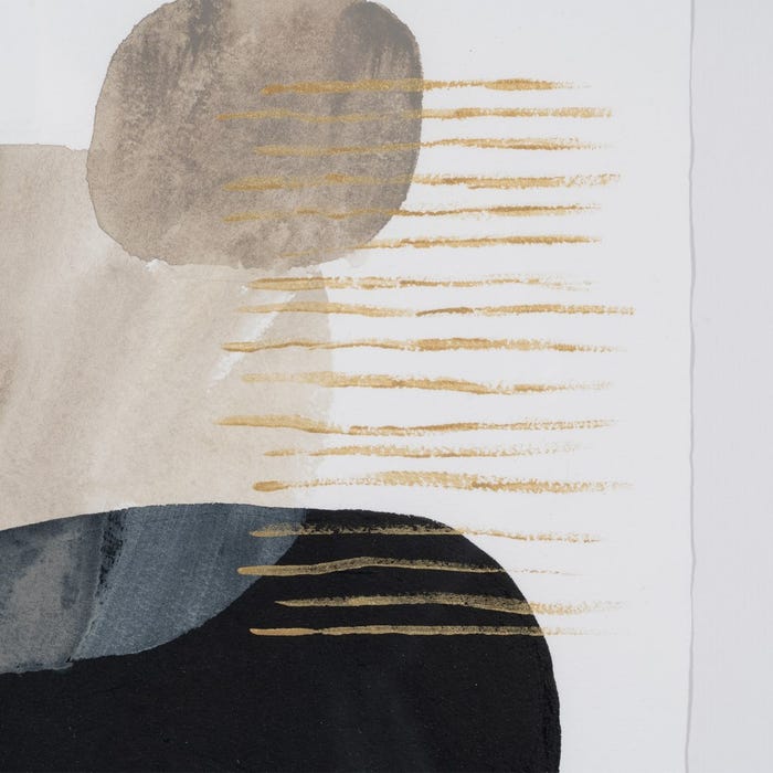 Pintura abstrata pintada à mão sobre tela em moldura de maca. 2 modelos.