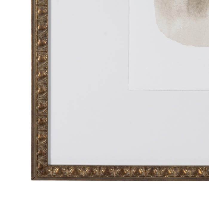 Pintura abstrata pintada à mão sobre tela em moldura de maca. 2 modelos.