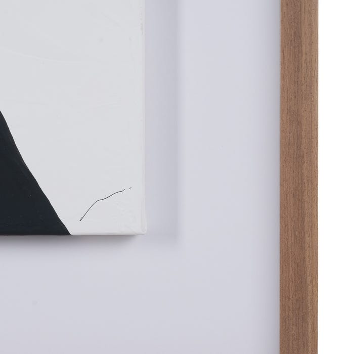 Pintura abstrata pintada à mão sobre tela em moldura de maca. 2 modelos.