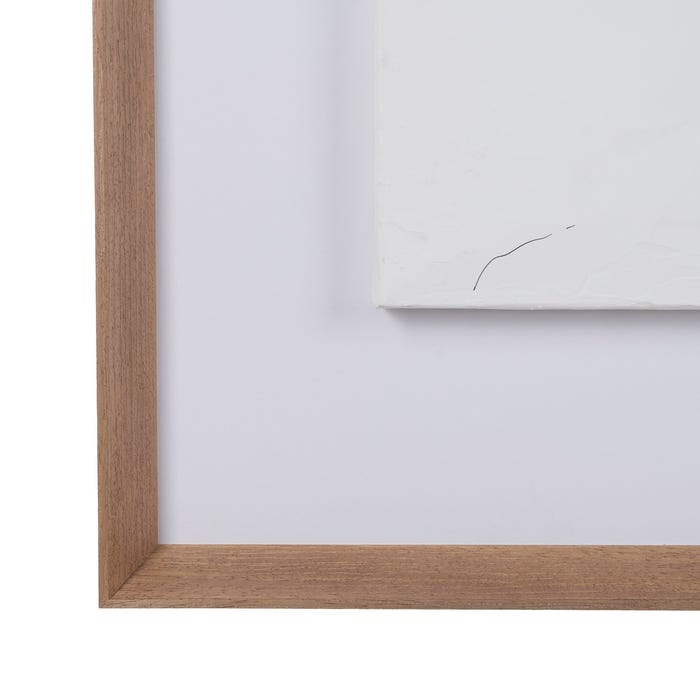 Pintura abstrata pintada à mão sobre tela em moldura de maca. 2 modelos.