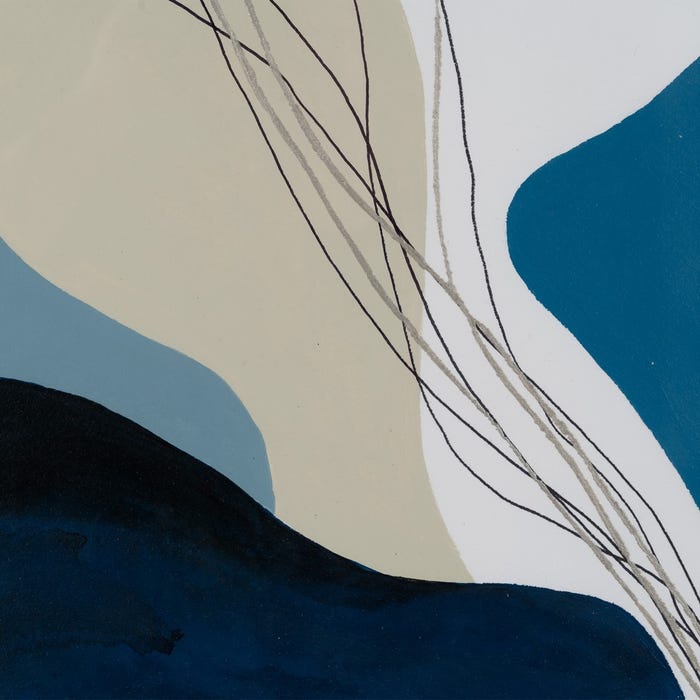 Pintura abstrata pintada à mão. 2 modelos.