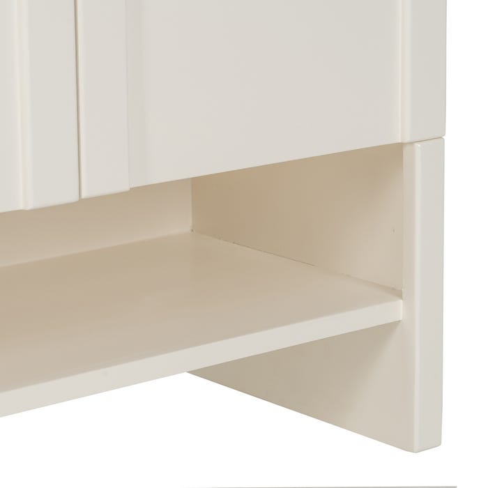 Armario Blanco Dm Dormitorio 80 X 38 X 95 Cm