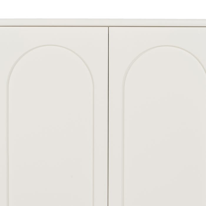 Armario Blanco Dm Dormitorio 80 X 38 X 95 Cm