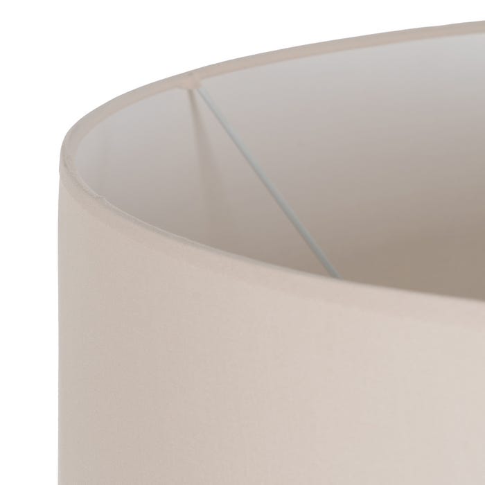 Natural Wood / Fabric Table Lamp 40 X 40 X 82.50 Cm