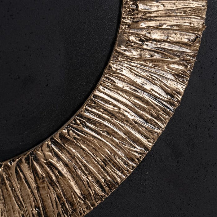 Pintura circular pintada à mão.