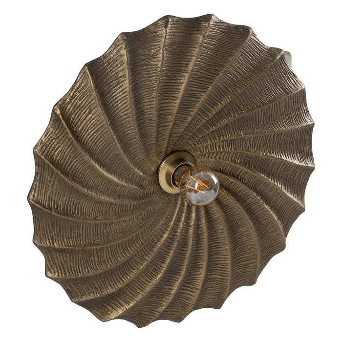 Aplique Pared Oro Viejo Metal 51 X 10 X 51 Cm