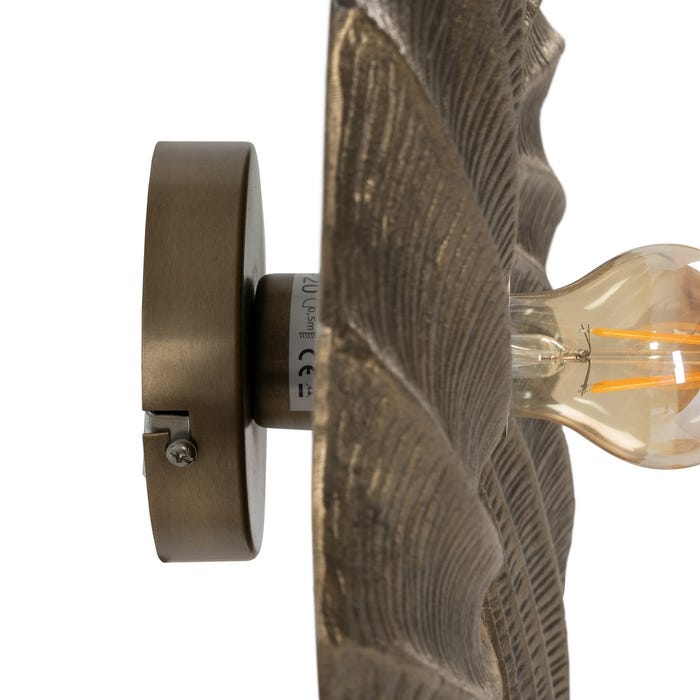 Aplique Pared Oro Viejo Metal 51 X 10 X 51 Cm