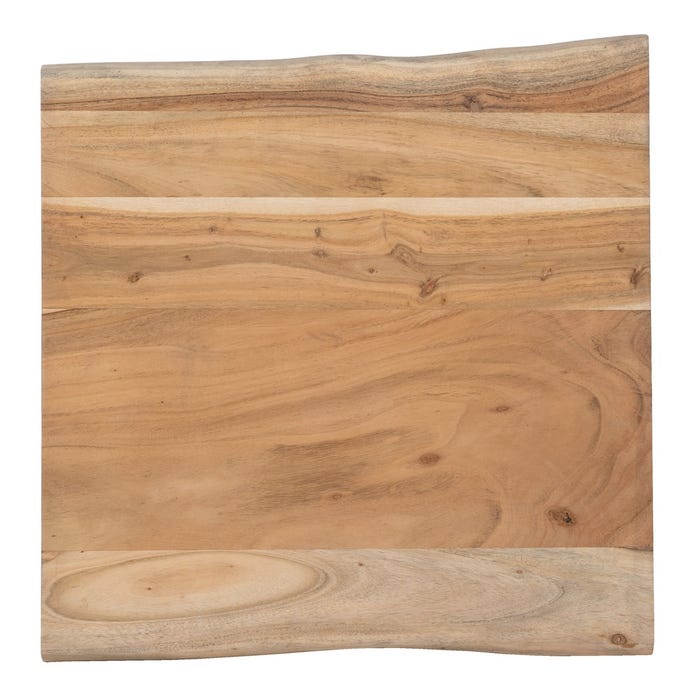 Mesita Natural Acacia Salón 50 X 50 X 46 Cm