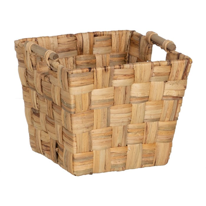 S/3 Natural Fiber Basket Decoration 40 X 40 X 35 Cm