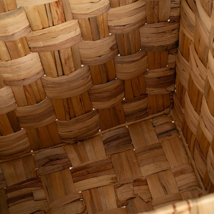 S/3 Natural Fiber Basket Decoration 40 X 40 X 35 Cm